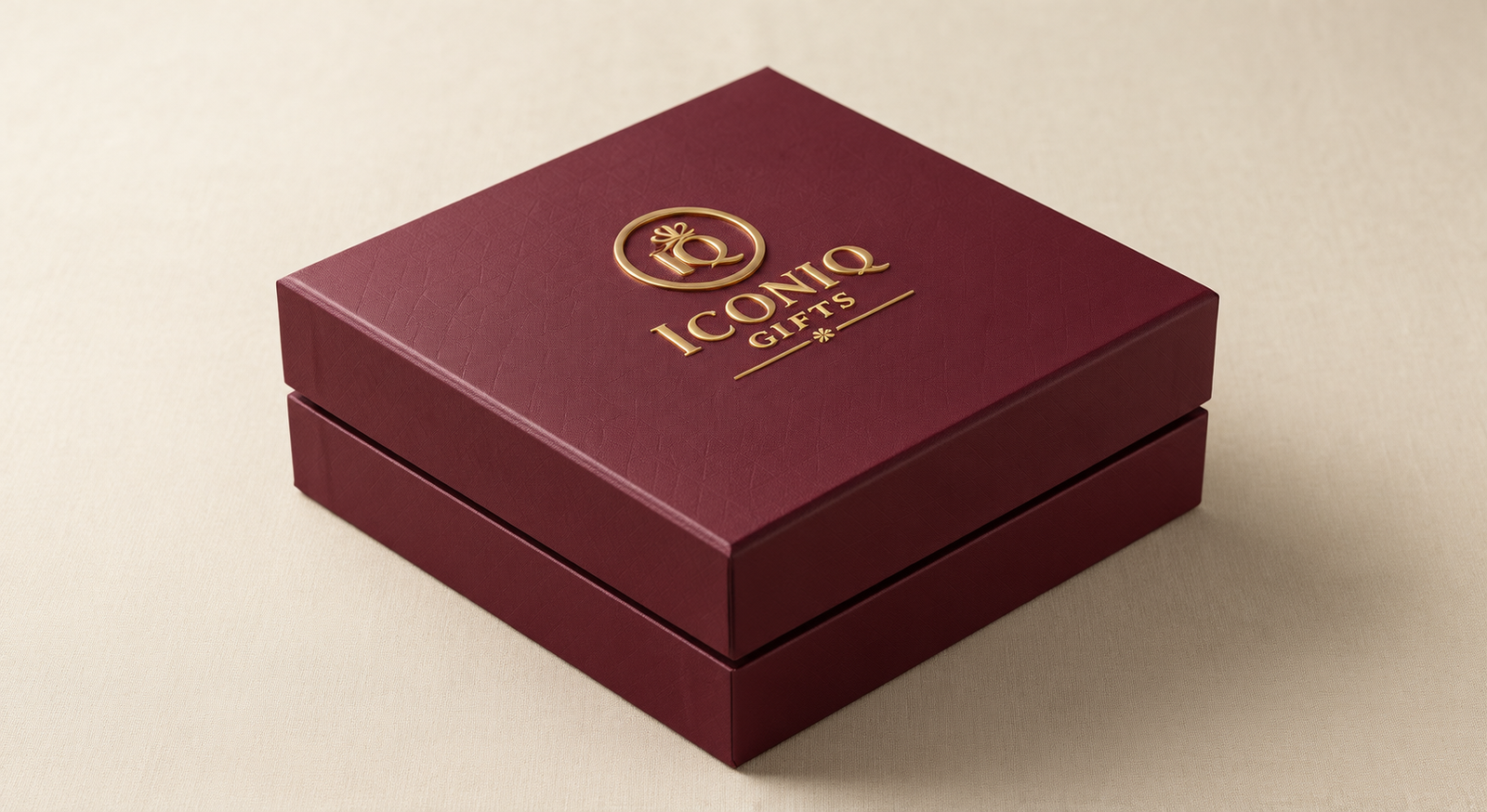 Close-up of the 1200 GSM Kappa board core structure of an Iconiq keepsake box.